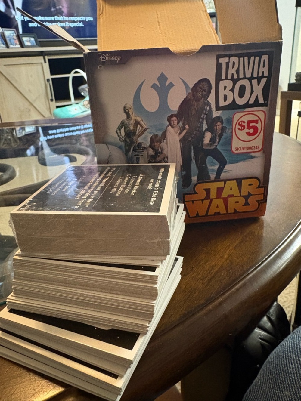Star Wars Trivia Game Box
